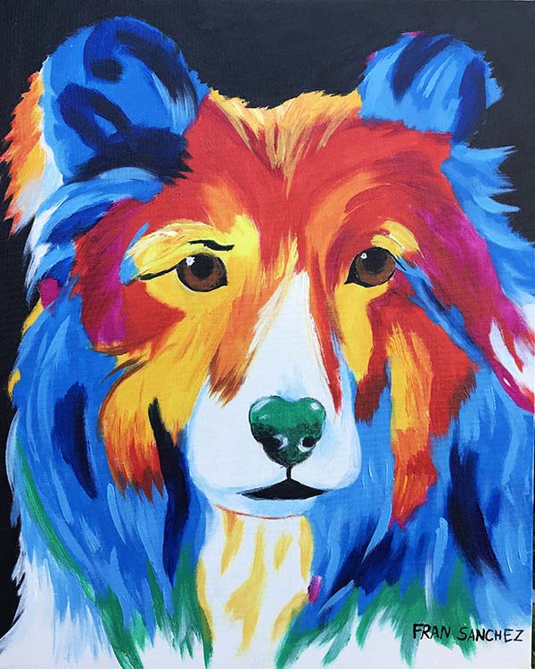 Meu amigo  - 40 x 50 - AST - 2019